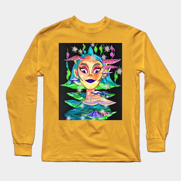 Fungus Is Among Us Long Sleeve T-Shirt by DraggucciArts